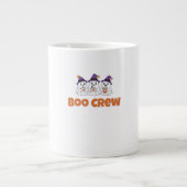Boo Crew – Cute Halloween Ghosts Design Grote Koffiekop (Voorkant)