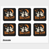 Boo Crew | ExDesigner | Halloween Vierkante Sticker (Vel)
