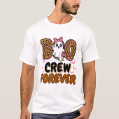 Boo Crew Forever - Bijpassende Halloween-groep T-shirt (Voorkant)