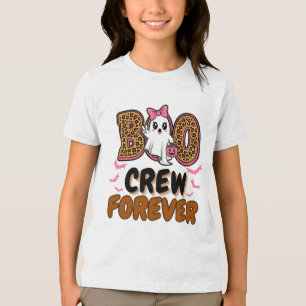Boo Crew Forever - Bijpassende Halloween-groep Tri-Blend Shirt