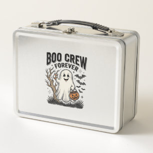 Boo Crew Forever Vintage Ghost Halloween T-shirt D