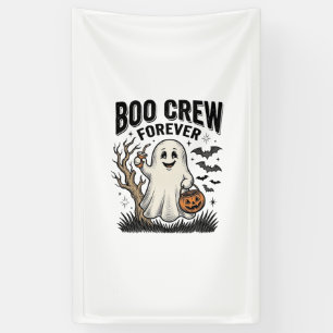 Boo Crew Forever Vintage Ghost Halloween T-shirt D Spandoek
