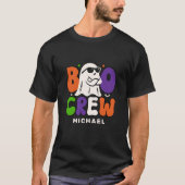 BOO Crew Gepersonaliseerde Familie Matching Hallow T-shirt (Voorkant)