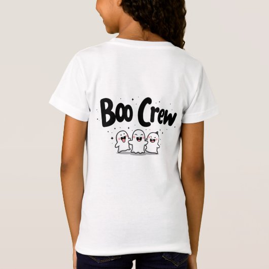 Boo Crew Ghost Design T-shirt (Achterkant)