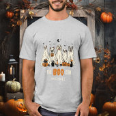 BOO Crew Ghost Dogs Personaliseer Bijpassende Hall T-shirt