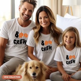 Boo Crew Halloween Bijpassende Familie Meisjes T-shirt