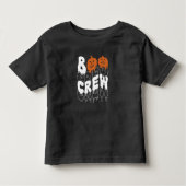 Boo Crew Halloween Bijpassende Familie Peuter Kinder Shirts (Voorkant)