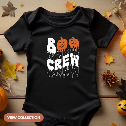 Boo Crew Halloween Bijpassende Familie Romper