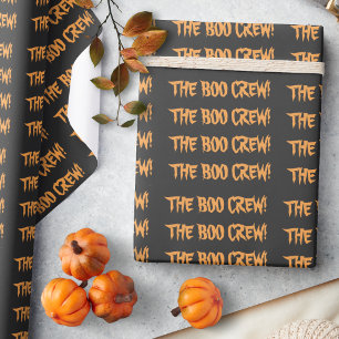 Boo Crew Halloween-cadeauverpakkings papier voor k