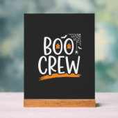 Boo Crew Halloween Geest Design_1 Acryl Bord (Neutraal)