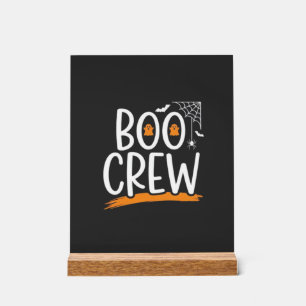 Boo Crew Halloween Geest Design_1 Acryl Bord