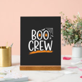 Boo Crew Halloween Geest Design_1 Acryl Bord (Huwelijk)