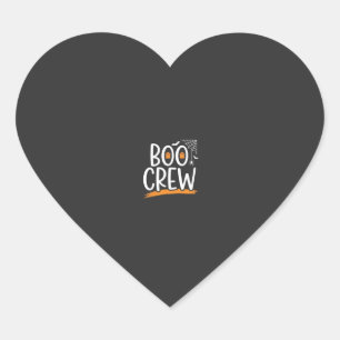 Boo Crew Halloween Geest Design_1 Hart Sticker