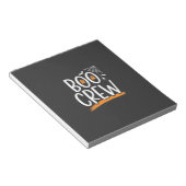 Boo Crew Halloween Geest Design_1 Notitieblok (Schuin)