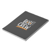 Boo Crew Halloween Geest Design_1 Notitieblok (Linkerzijde)