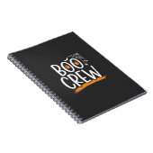Boo Crew Halloween Geest Design_1 Notitieboek (Rechterzijde)
