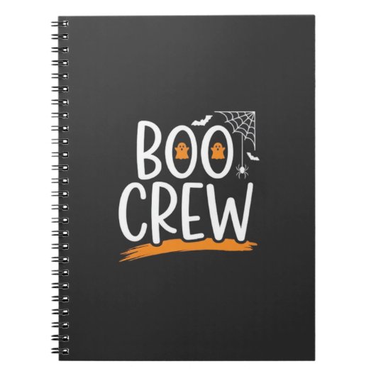 Boo Crew Halloween Geest Design_1 Notitieboek (Voorkant)