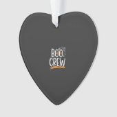 Boo Crew Halloween Geest Design_1 Ornament (voorkant)