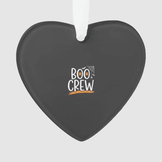Boo Crew Halloween Geest Design_1 Ornament (voorkant)