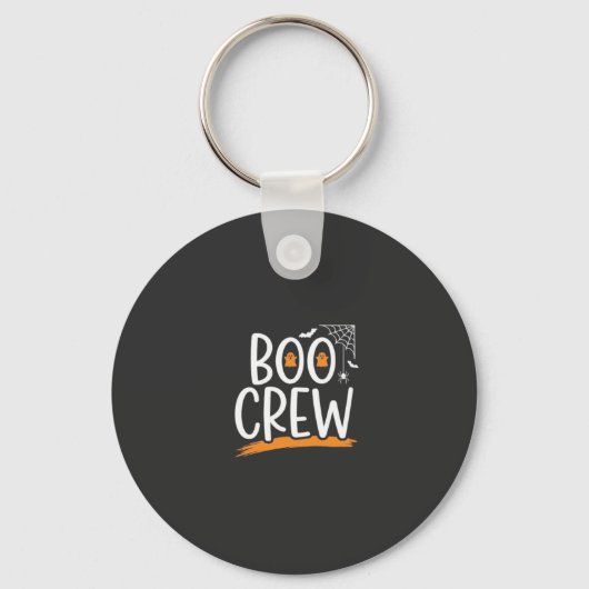 Boo Crew Halloween Geest Design_1 Sleutelhanger (Voorkant)