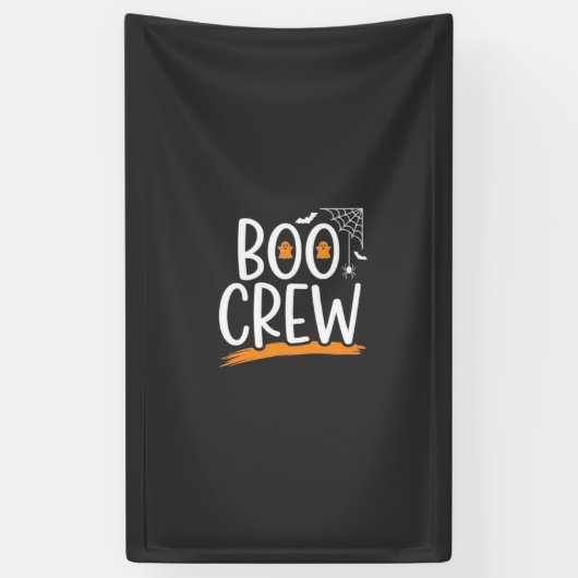 Boo Crew Halloween Geest Design_1 Spandoek (Verticaal)
