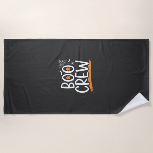 Boo Crew Halloween Geest Design_1 Strandlaken (Voorkant)
