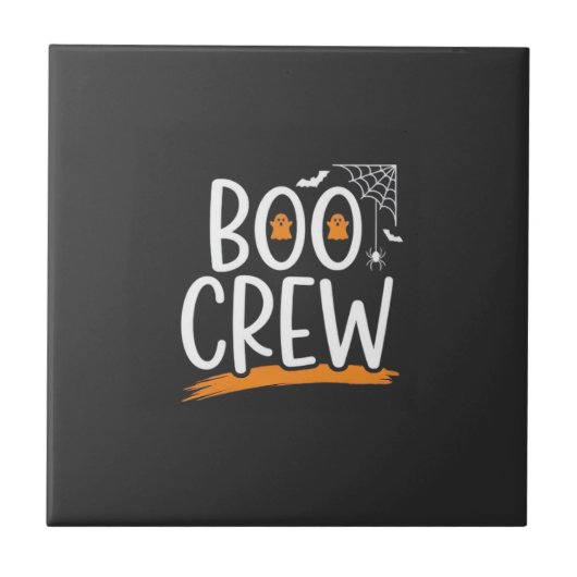 Boo Crew Halloween Geest Design_1 Tegeltje (Voorkant)