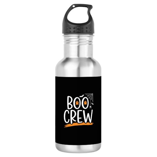 Boo Crew Halloween Geest Ontwerp_1 Waterfles (Voorkant)