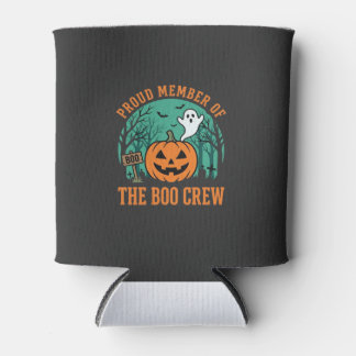 Boo Crew Halloween Geest Pompoen Ontwerp_1 Blikjeskoeler