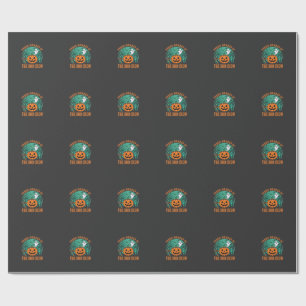 Boo Crew Halloween Geest Pompoen Ontwerp_1 Cadeaupapier