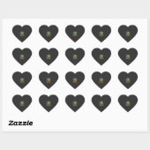 Boo Crew Halloween Geest Pompoen Ontwerp_1 Hart Sticker (Vel)