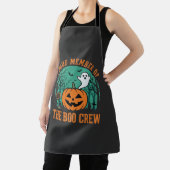 Boo Crew Halloween Geest Pompoen Ontwerp_1 Schort (Insitu)