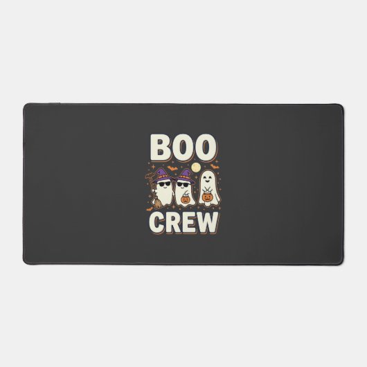Boo Crew Halloween Geesten Vectorontwerp_1 Bureaumat (Voorkant)