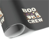 Boo Crew Halloween Geesten Vectorontwerp_1 Cadeaupapier (Rol Hoek)