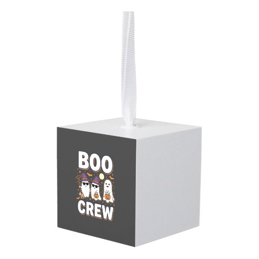 Boo Crew Halloween Geesten Vectorontwerp_1 Decoratie (Achter hoekig)