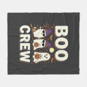 Boo Crew Halloween Geesten Vectorontwerp_1 Fleece Deken (Voorkant (Horizontaal))