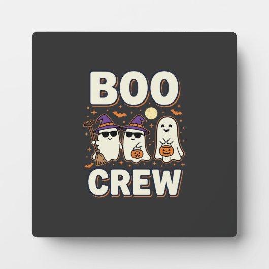 Boo Crew Halloween Geesten Vectorontwerp_1 Fotoplaat (Voorkant)