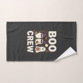 Boo Crew Halloween Geesten Vectorontwerp_1 Handdoek (Handdoek)
