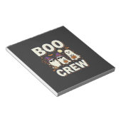 Boo Crew Halloween Geesten Vectorontwerp_1 Notitieblok (Schuin)