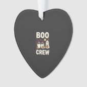 Boo Crew Halloween Geesten Vectorontwerp_1 Ornament (voorkant)