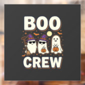 Boo Crew Halloween Geesten Vectorontwerp_1 Raamsticker (Vel 2)