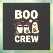 Boo Crew Halloween Geesten Vectorontwerp_1 Raamsticker (Vel 3)