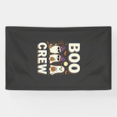 Boo Crew Halloween Geesten Vectorontwerp_1 Spandoek (Horizontaal)