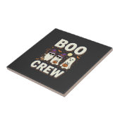 Boo Crew Halloween Geesten Vectorontwerp_1 Tegeltje (Zijkant)