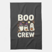 Boo Crew Halloween Geesten Vectorontwerp_1 Theedoek (Verticaal)