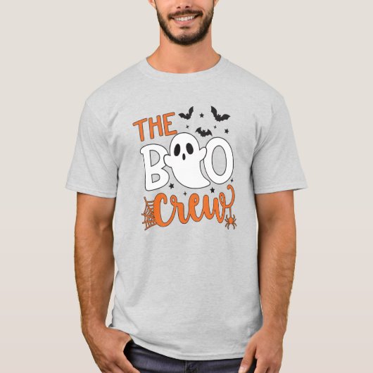 Boo Crew Halloween Ghost Unisex T-Shirt (Voorkant)