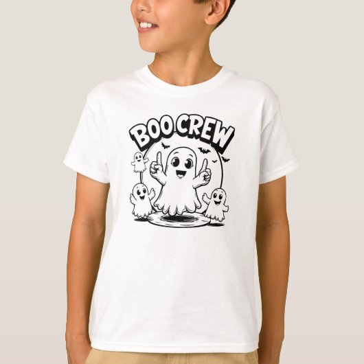 Boo Crew Halloween Ghosts T-shirt (Voorkant)