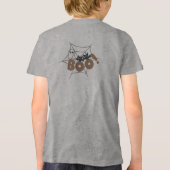 Boo Crew Halloween Kids T-Shirt with Skeleton, Bat (Achterkant)