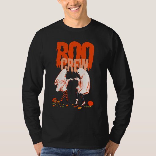 Boo Crew Halloween | Leuk en spookachtig T-shirt (Voorkant)