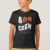 Boo Crew Halloween Matching Family Boys T-shirt (Voorkant)